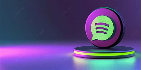 Speech Bubble With Spotify Logo Icon Over Smartphone Background, Speech ...