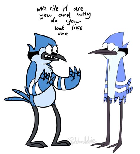 Mordecai and Mordecai by Ribbedebie on DeviantArt