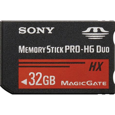 Sony 32GB Memory Stick PRO-HG Duo MSHX32G B&H Photo Video