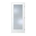 Codel Doors 36" x 84" x 1-3/8" Primed 1-Lite with Clear Tempered Glass Interior French 4-9/16 ...