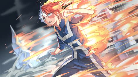 Shoto Todoroki 4K Ultra HD Anime Wallpaper