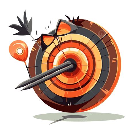 Accuracy Clipart Target Vector Illustration, Uivatelko Cartoon, Accuracy, Clipart PNG and Vector ...