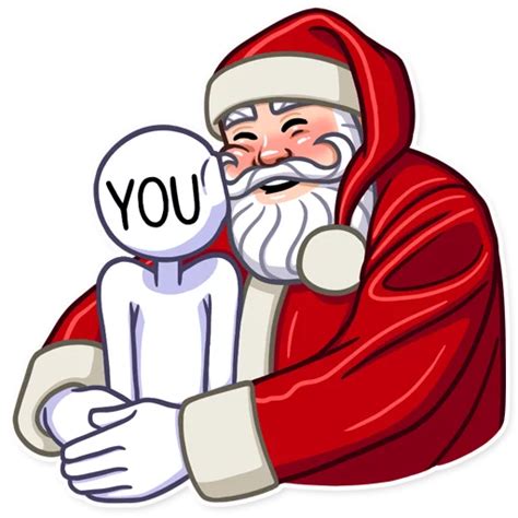 Santa Claus WhatsApp Stickers - Stickers Cloud