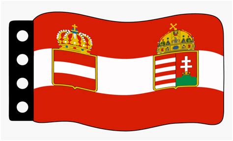 Austria-hungary War Flag - Austria Hungary Flag 1914, HD Png Download - kindpng