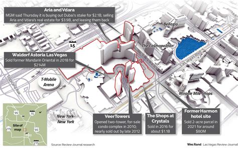 Citycenter Las Vegas Map - Amargo Marquita