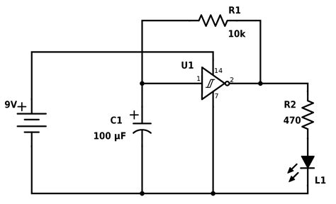 Flashing Led Lights Circuit Diagram