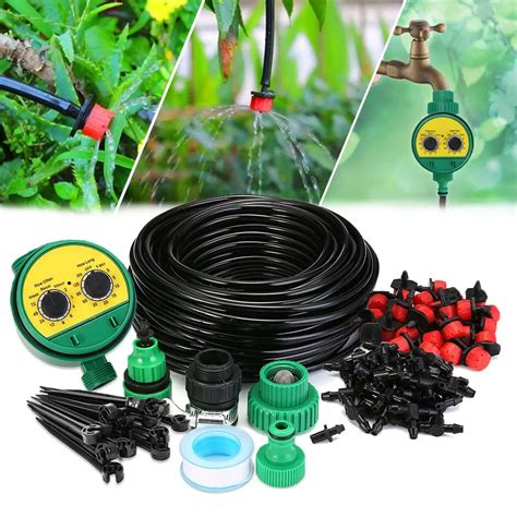 Drip Irrigation Kit Sprinklers System for Garden Included 25Meter ...