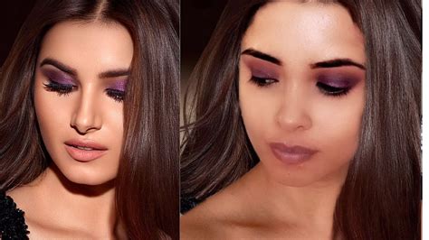 TARA SUTARIA INSIPRED MAKEUP TUTORIAL | PURPLE EYES| MORPHE X JAMES ...