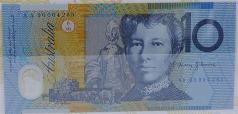 Australia 1996 Ten Dollar Note Deluxe Note Printing Australia Folder - The Purple Penny