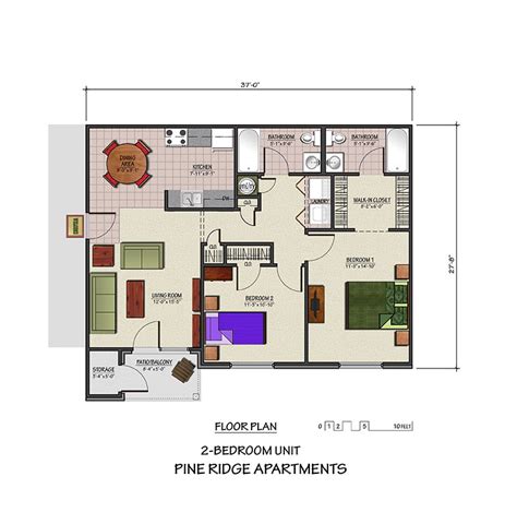 Floor Plans – Pine Ridge Apartments