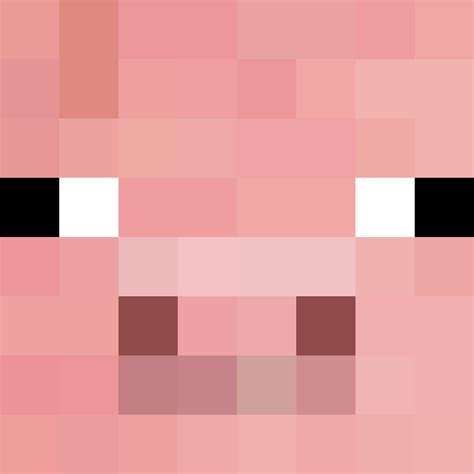 Pixilart - Minecraft Pig Face by Lord-Vortech