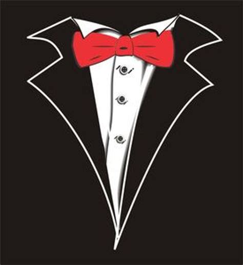 Kids Tuxedo T-Shirt in Black with Red Tie No Carnation | Shop Boys and ...