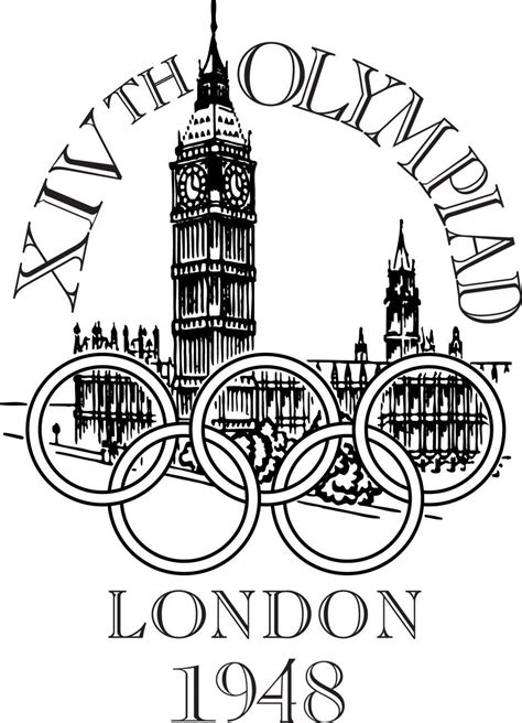 Logo of the 1948 London Olympics Summer Olympic Games, Summer Games ...