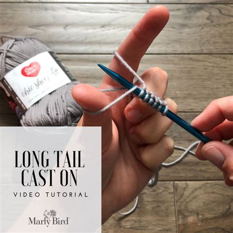 Long Tail Cast on for Knitting - Marly Bird