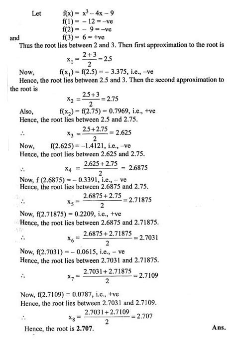 Bisection method C++ Program | Algorithm & Solved Example