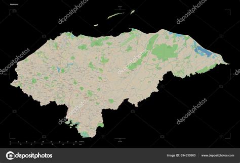 Shape Topographic Osm Standard Style Map Honduras Distance Scale Map Stock Photo by ©zelwanka ...