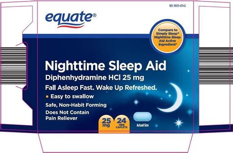 Equate nighttime sleep aid (tablet) Wal-Mart Stores Inc