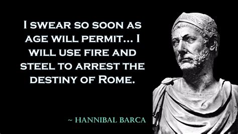 QUOTES: Hannibal Barca ~ Carthaginian General & Statesman! - YouTube