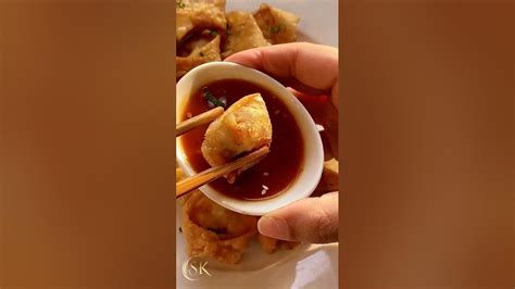 Chicken Fried Wontons !! Ramzan Recipe !! Wonton Recipe !! - YouTube