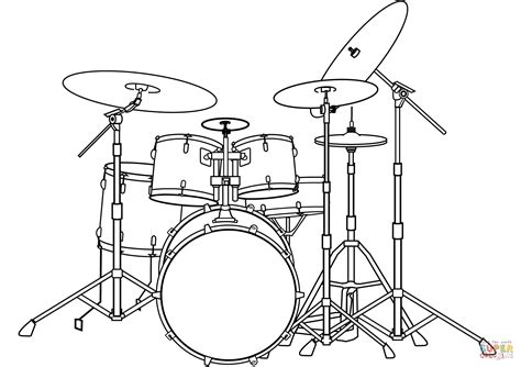 Drum Set Drawing Images - img-tootles