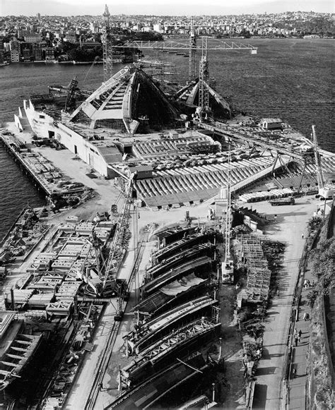 Sydney opera pavilion - Sydney Opera House, under construction, 1965. ╕ Utzon Archive (slash ...