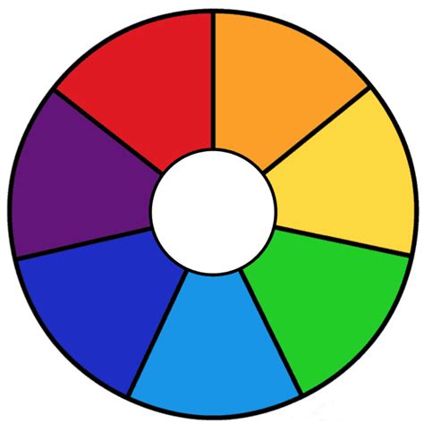 Printable primary color wheel - filebda