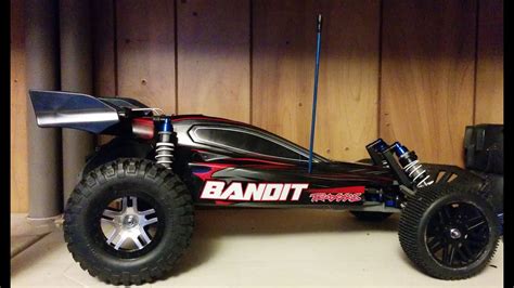 Traxxas Bandit gets new rear fin - YouTube