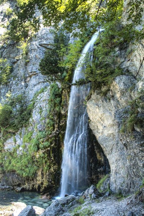 Waterfall in Theth Mountains, Albania Stock Photo - Image of river, blue: 104484184