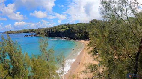 Snorkeling at Slaughterhouse Beach on the west side of Maui, Hawaii