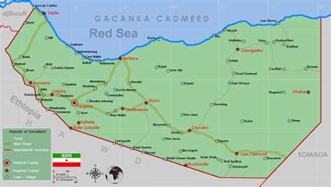 SOMALILAND MAP | Somaliland Tours | Somaliland Travel & Tours Agency