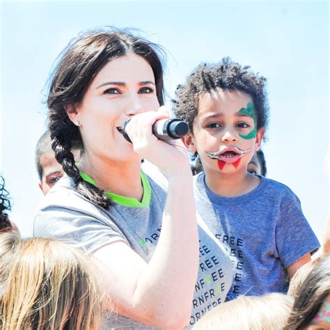 Idina Menzel sang with her son, Walker Diggs. | Born Free Mother's Day Carnival 2014 | Pictures ...