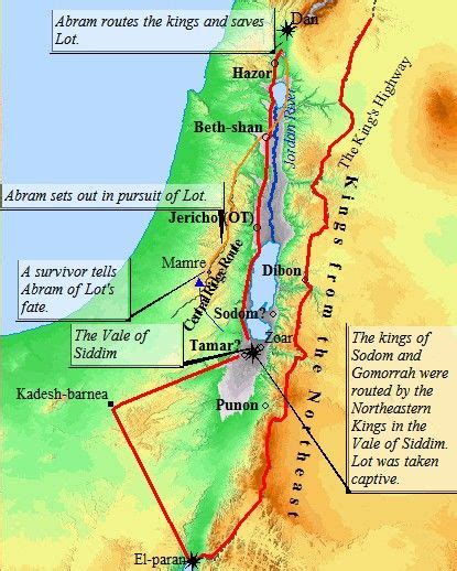 Abraham and Lot | Bible mapping, Abraham and lot, Old testament bible