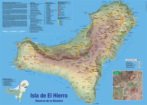 El Hierro tourist map