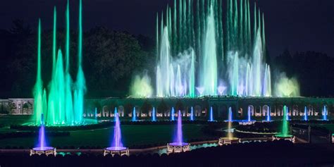 Festival of Fountains Season | Longwood Gardens | Fountain lights, Fountains, Garden fountain