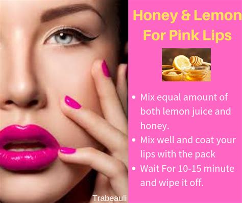 13 Home Remedies For Pink Lips Naturally In a Week At Home | Trabeauli | Remedies for dark lips ...