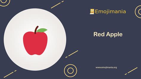 🍎 Red Apple emoji Copy & Paste - Emojimania