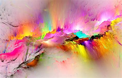 Wallpaper background, paint, colors, colorful, abstract, rainbow, background, splash, painting ...