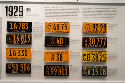 California License Plates 1929-1939 | Beginning in 1929 the … | Flickr