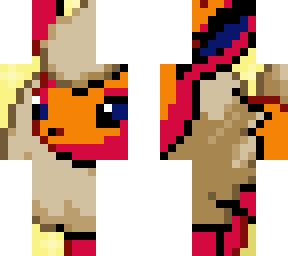 Flareon Pixel Art | Minecraft Skin