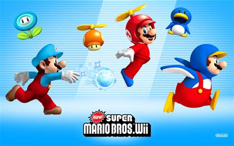 New Super Mario Bros. Wii Fond d'écran HD | Arrière-Plan | 1920x1200