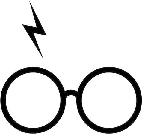 Download Harry Potter Glasses And Scar Clipart Image Royalty - Harry Potter Glasses Transparent ...