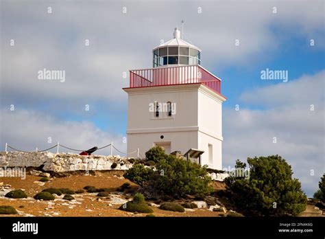 Cape Borda (square) Lighthouse Stock Photo - Alamy