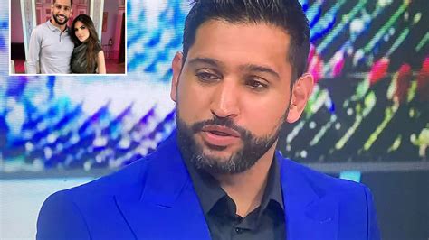 Amir Khan makes first TV appearance since marriage 'split' and sexting ...