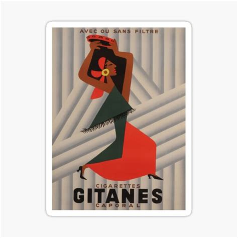 "GITANES CIGARETTES" Sticker by gaebiacra | Redbubble