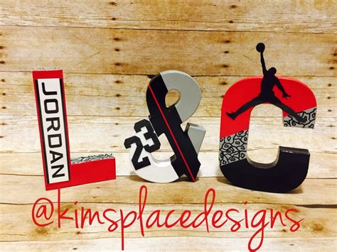 Michael Jordan Letters Michael Jordan Party Decor Jordan | Etsy