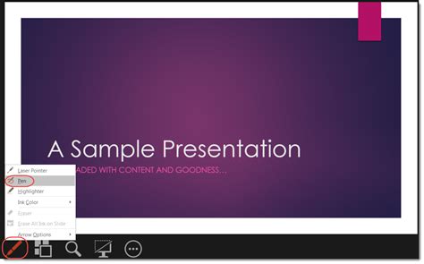 Using the Pen to mark up your PowerPoint slides – One Minute Office Magic