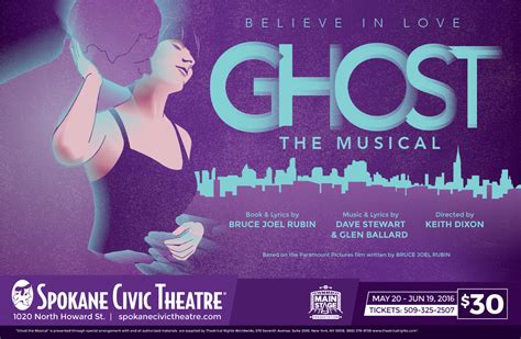 Poster Reveal #10: "Ghost the Musical"! – Spokane Civic Theatre