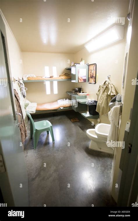 Cell interior. Maximum security prison, Nebraska, USA Stock Photo - Alamy