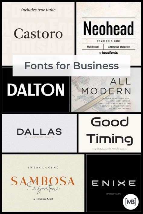 20+ Best Business Fonts for 2021: Free and Premium Fonts