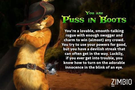 Puss In Boots Funny Quotes - ShortQuotes.cc